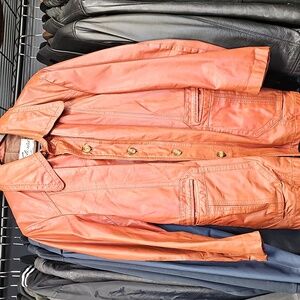 Vintage leather jacket‎ 70s